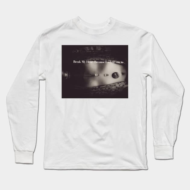 Break My Heart - Breakups- Torso with Agate Long Sleeve T-Shirt by penandbea